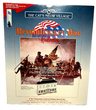 Cat's Meow Village Revolutionary War Collection VERY Limited Ed. 9 Pc Box Set picture