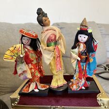 Embrace Japanese Tradition: Traditional Japanese Kyoto Doll 3 dolls picture