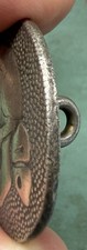 Vintage 1930’s 40’s Large 1 1/4 Inch German Silver Uniform Button picture