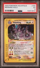 2003 Pokemon Aquapolis Nidoking Holo #150/147 PSA 5 💎  picture