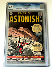 Tales to Astonish #36 CGC 5.5 Marvel Comics 1962 3rd Ant Man OW WHITE PAGES picture