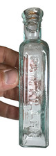 Antique Davis Pain Killer Open Pontil Bottle Crude Providence Rhode Island MINT picture