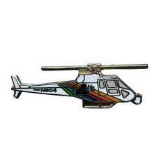 RARE NBC 4 News Helicopter Lapel Pin picture