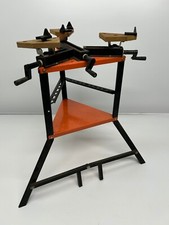 Vtg c1990s Tripod 3 Clamp Vise Table Tool Woodworking Stand picture