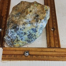 Australian Dendritic Opal rough Beautiful yellow with dendrites. 1lb 1.5oz. picture