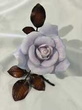 Boehm Porcelain Blue Moon Rose, Repaired, Rare, Beautiful picture