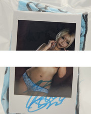 Alice Otsu signed instax and bottom costume picture