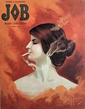 Rare 1889 Job Cigarette Papers, Original Poster picture
