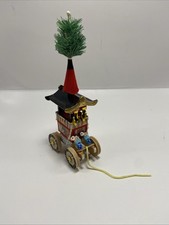 Vintage Japanese Miniature Gion Festival Float Dashi Hoko Cart Folk Toy Ornament picture