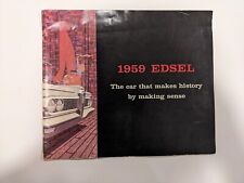 1959 EDSEL CORSAIR RANGER VILLAGER Car Dealer Showroom Sales Brochure Original picture