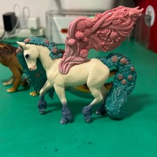 Schleich 70590 Bayala Flower Pegasus Cartoon Figure Collectible Statue Figurine picture