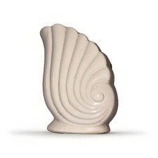Shell Planter Vintage White/ivory USA picture