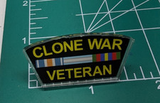 Clone War Veteran Acrylic Lapel Pin Badge Pinback Button Logo picture