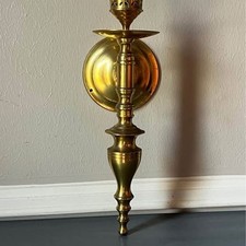 Vintage Brass Wall Sconce Candleholder picture
