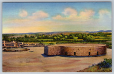 c1940s Aztec Ruins National Monument New Mexico Postcard picture