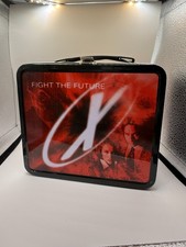 Vintage The X-Files Fight The Future Metal Lunch Box 1998  picture