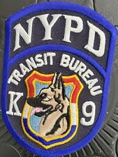 NYPD Vintage Official New York City Police Department Transit Bureau K-9 UNIT  picture