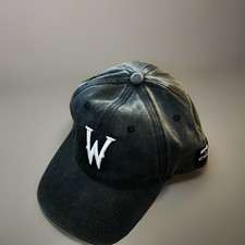 New Wendy's x Wednesday collab Black Cap & Enamel Pin Set. Special rare edition picture