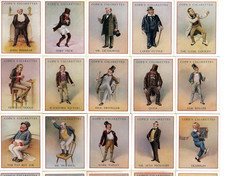 1939 COPE'S DICKENS CHARACTOR SERIES 25 DIFFERENT TOBACCO CARD SET picture