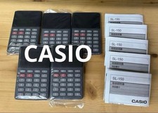 CASIO SL-150 mini solar calculator set of 5 #85452b picture
