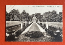 CHATEAU DE CHANTILLY FRANCE~1909 Antique Postcard~ GARDEN / ISLAND OF LOVE picture