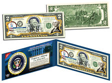 GEORGE WASHINGTON * 1st U.S. President * Colorized $2 Bill Genuine Legal Tender picture