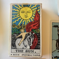 Vintage 1968 Albano Waite Tarot Deck Cards New Color Deluxe Edition HTF picture