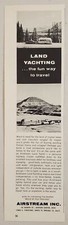 1961 Print Ad Airstream Travel Trailers Desert,Mountains,Lake,Forest picture