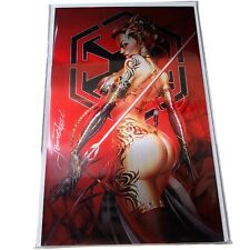 MISS MEOW #1 • LEIA SITH STAR WARS • METAL VARIANT • JAMIE TYNDALL • SIGNED COA picture