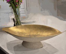 Vintage Footed Oval Bowl picture