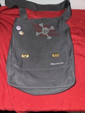 WDW Pirates of The Caribbean Messenger Bag Gray Disney Cruise Line Vintage picture