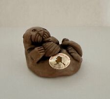 Vintage Earthquake Clay Otter figurine from Alaska picture