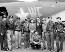 Bob Hope B-17 Flying Fortress Bomber WWII 8x10 Photo Print HT4136135 picture