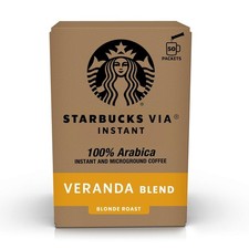 VIA Instant Coffee, Light Roast Coffee, Veranda Blend, 100% Arabica, Single-Serv picture