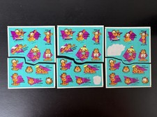 Vintage 1978 Garfield Stickers United Feature Syndicate Lot 3 Sliced Sheets -2 picture