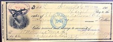 Vintage Denver National Bank Check/Draft Denver Colo Nov 17 1904 Revenue Stamp picture