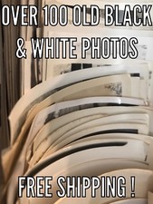 100 + RANDOM Old Photos Lot Vintage BLACK & WHITE Photographs Snapshots antique picture