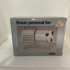 Vintage Braun HL-70 Personal Desk Fan NOS New Old Stock Unused Boxed MCM Retro picture