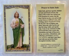 Holy Card - Prayer to St. Jude - Laminated Prayer card picture