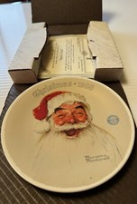 1988 Norman Rockwell “Santa Claus” Christmas Plate  picture