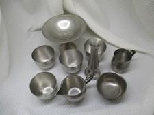 Large Lot Vintage Pewter - 9 Pieces picture