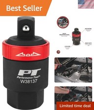 Professional Grade Chrome Vanadium 3/8 in. Drive Ratcheting Adapter & Thumbwheel picture