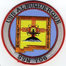 USS Albuquerque SSN 706 - Crest - Submarine Patch - BC Patch Cat No. c5444 picture