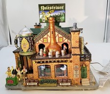 2010 Lemax Yulesteiner Brewery Animated Musical Lighted Christmas Village W/Box picture