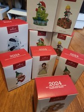 Hallmark Christmas 9 Ornament Lot  picture