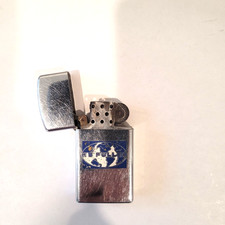 Vintage 1972  H B Fuller Co Advertising Chrome Slim Zippo Lighter picture
