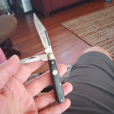 Vintage BOKER TREE BRAND 2-Blade USA Boker 83 Swell End Jack Pocket Knife picture