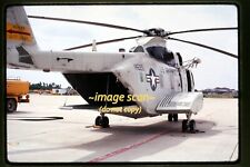 USAF Sikorsky CH-3 Helicopter at Osan, Korea in 1971, Original Slide p1a picture