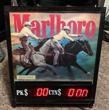 VINTAGE 1997 MARLBORO CIGARETTE  Double sided everything works picture