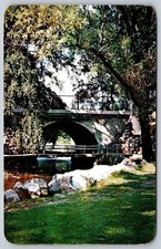 Dundas Street Bridge Galt Ontario Canada Postcard PC286 picture